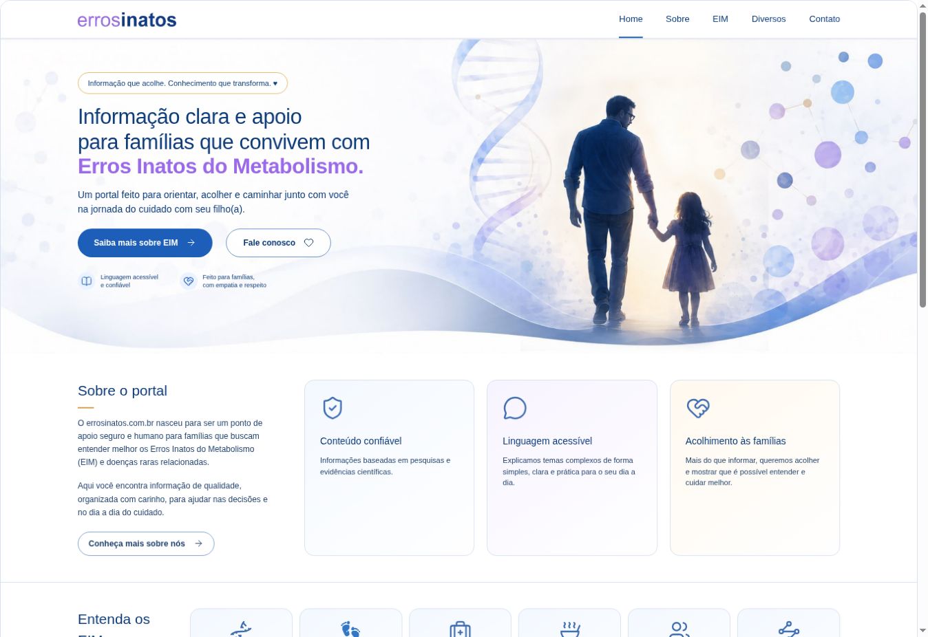 Home do site Erros Inatos na tela de um notebook